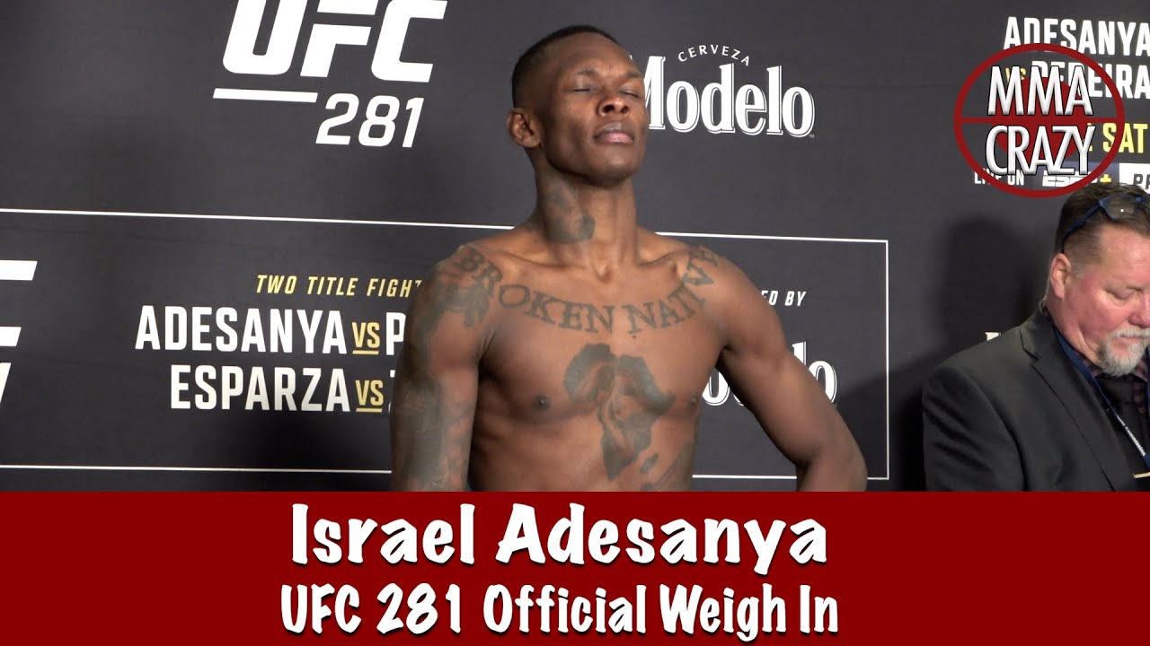 UFC 281 Official Weigh Ins: Israel Adesanya makes weight