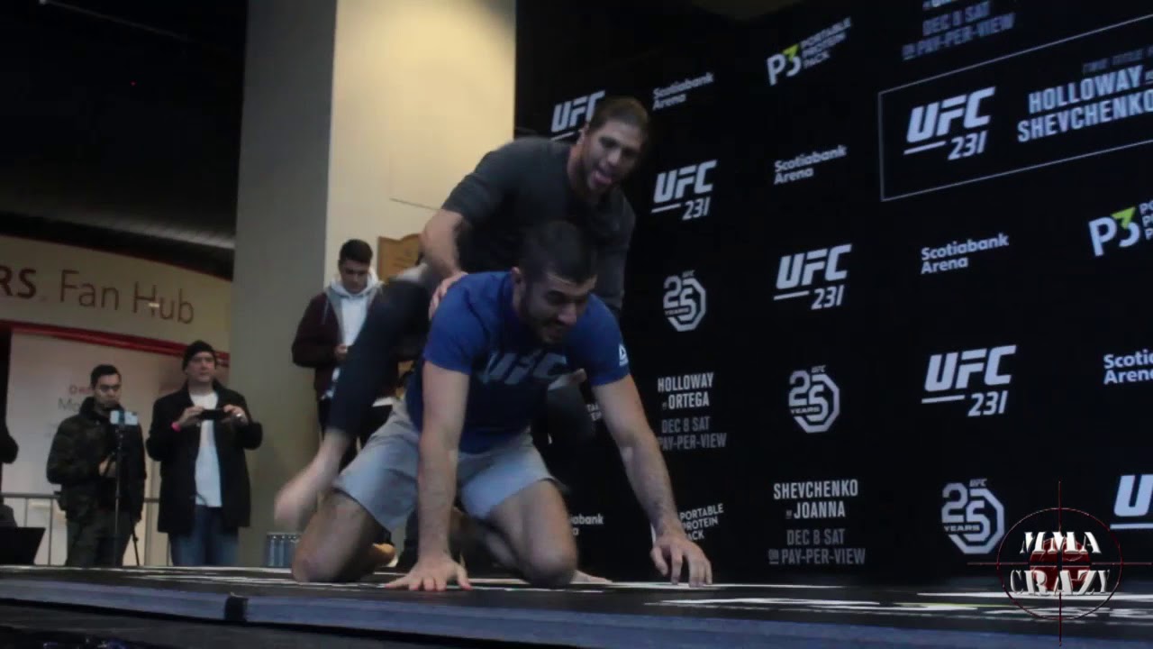 UFC 231: Brian Ortega Open Workout Highlights