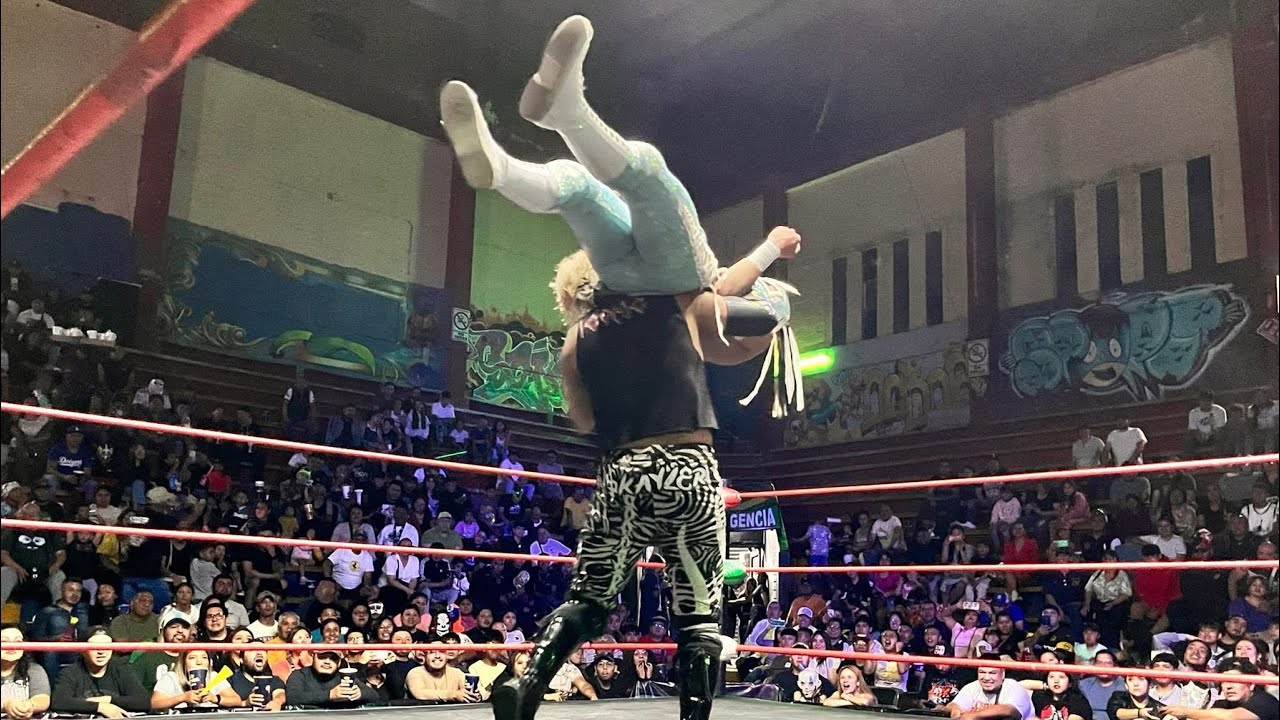 Lucha de cinco esquinas: Torito Negro Jr ЁЯЖЪ Dinamic Fly ЁЯЖЪ Maying Fly ЁЯЖЪ Caballero de Fuego ЁЯЖЪ Skayler backdrop