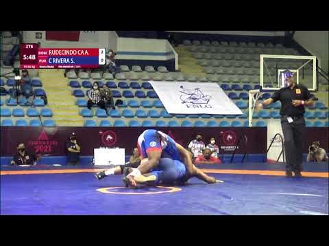 BRONZE FS - 65 kg: A. RUDECINDO CA (DOM) v. S. C RIVERA (PUR)