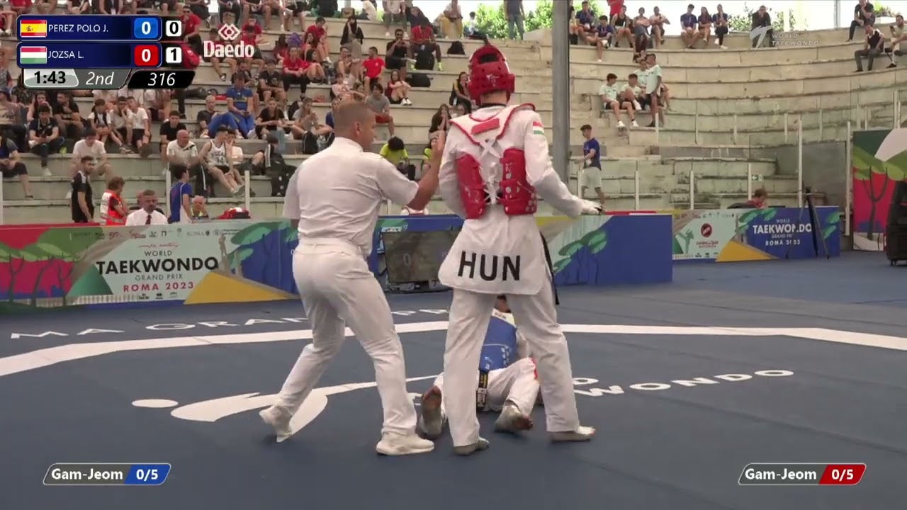 316 Round of 16 MEN M 68KG ESP PEREZ POLO J HUN JOZSA L