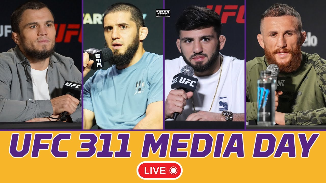🔄 UFC 311: Makhachev vs. Tsarukyan 2 Replay | MMA Fighting background