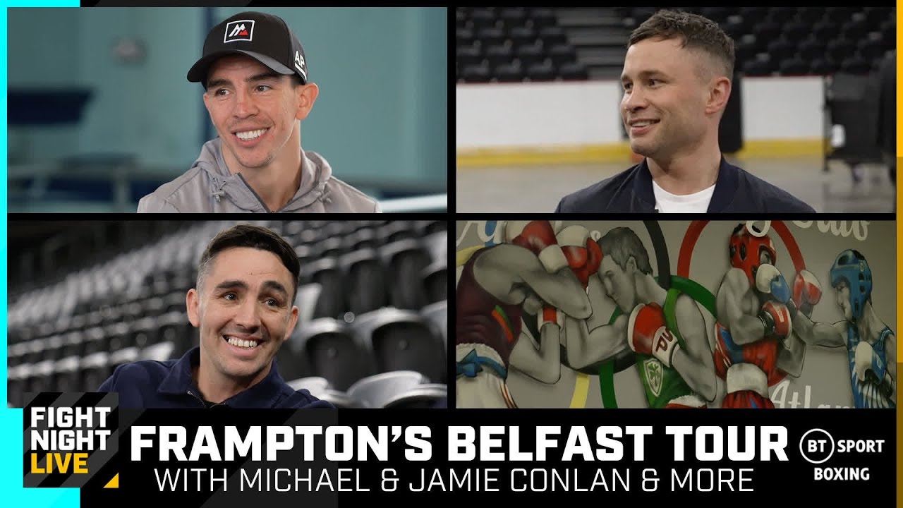 Carl Frampton's Belfast Tour With Michael & Jamie Conlan, Anthony Cacace & More 🔥 #ConlanLopez background
