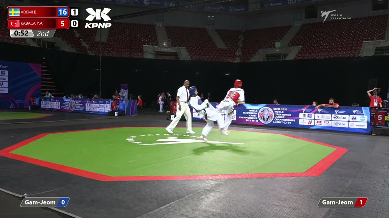 231 Quarter Final Men 51kg SWE ADEMI Bleron TUR KABACA Yusa arif