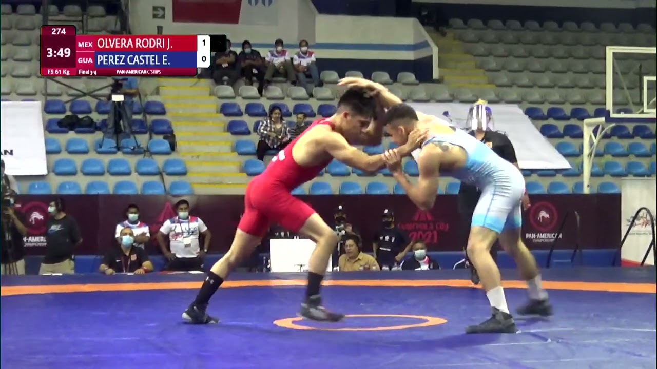 BRONZE FS - 61 kg: J. OLVERA RODRI (MEX) v. E. PEREZ CASTEL (GUA)
