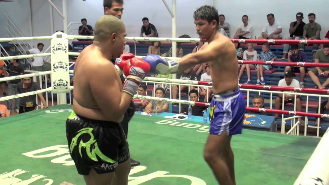 Matthew Semper (Tiger Muay Thai) vs Petdaan @ Bangla Thai Boxing Stadium background