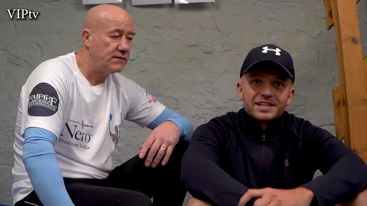 Luke Fisher with coach Mick Mulcahy talking about turning pro, & following in his father's footsteps background