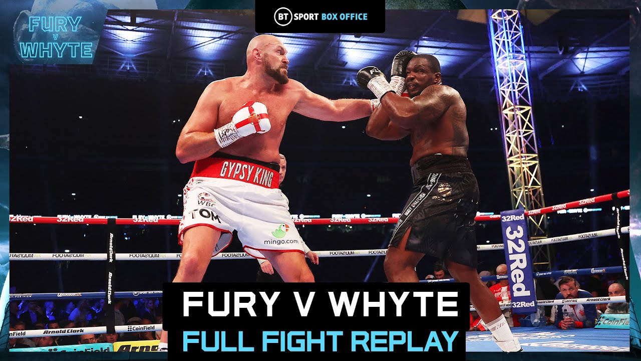 Tyson Fury v Dillian Whyte | Full Fight Replay | Fury delivers career highlight KO at Wembley background