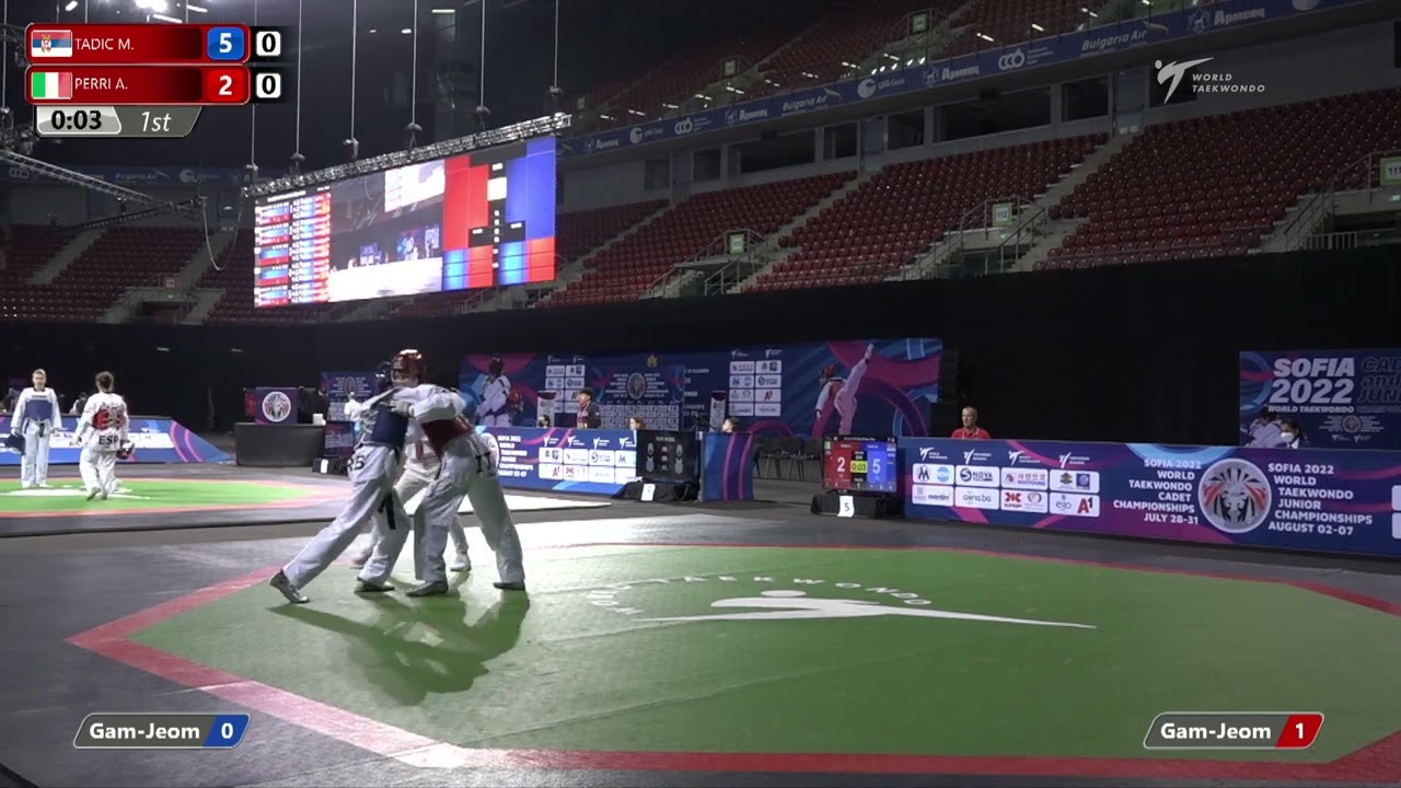 514 R32 Boys 61kg SRB TADIC M ITA PERRI A