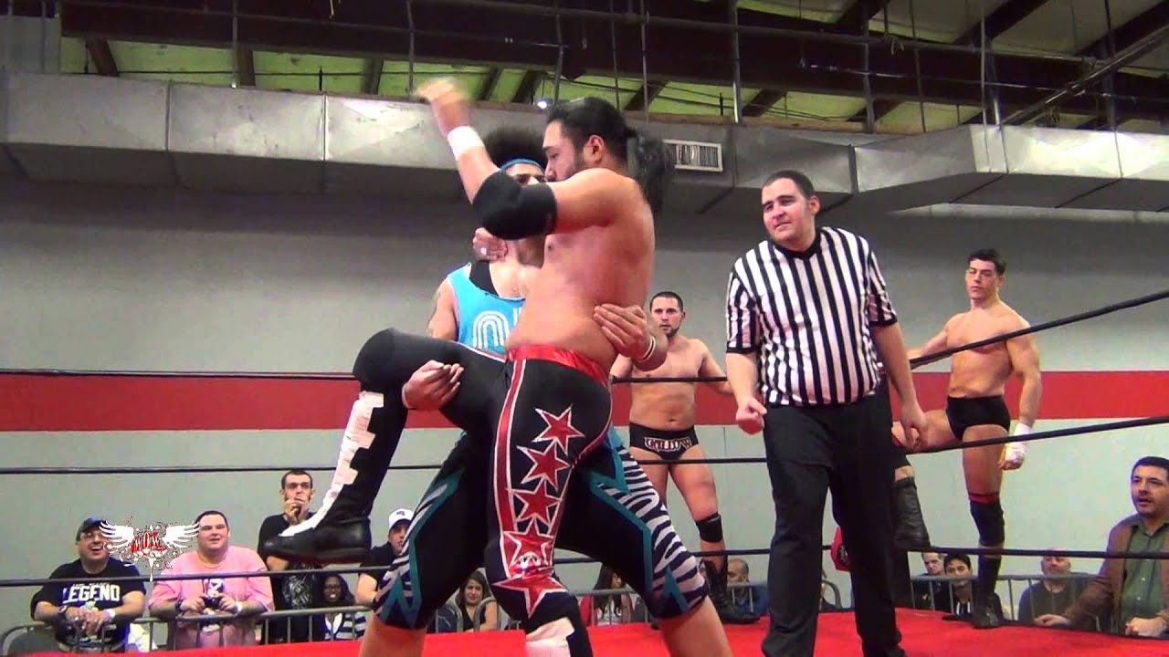 4 Way Tag Team Title Match 3/8/14 (W.O.W)