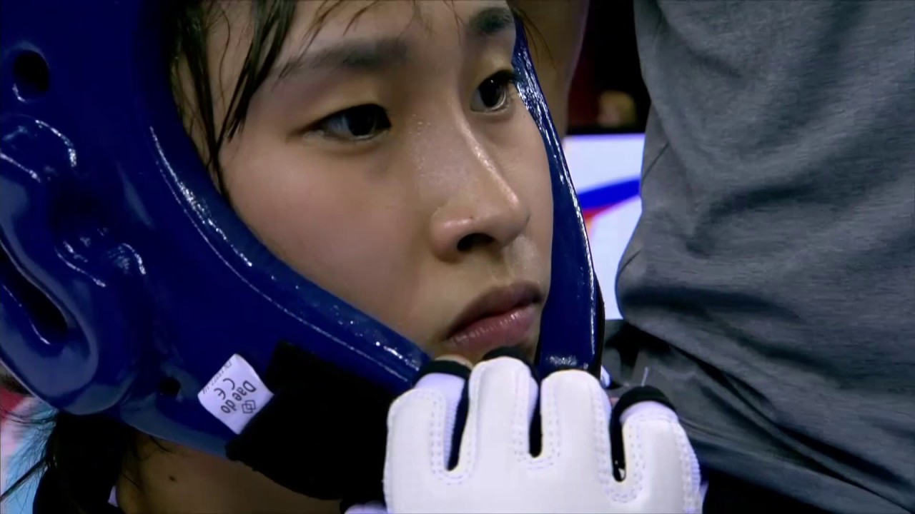 2017 Moscow WT GP W 49kg Semi final S H KIM KOR VS C RODRIGUEZ COL
