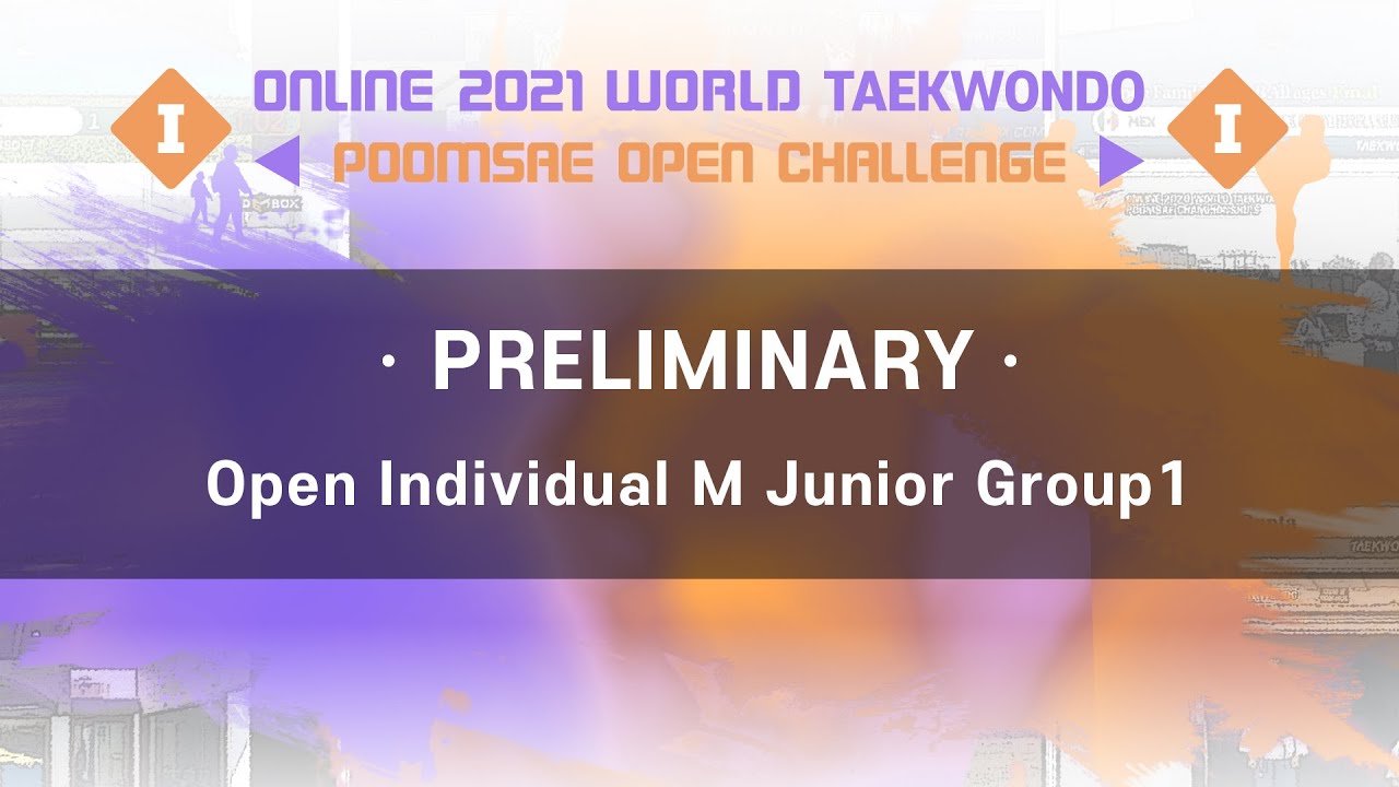 Open Individual M Junior Group1 Preliminary
