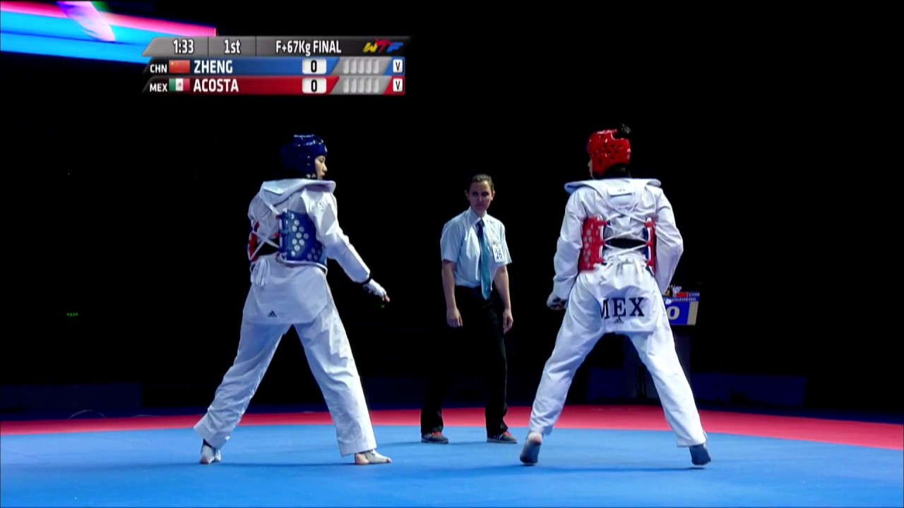 2014 WT GP SUZHOU W+67kg Final S ZHENG CHN VS B ACOSTA BALAREZO MEX