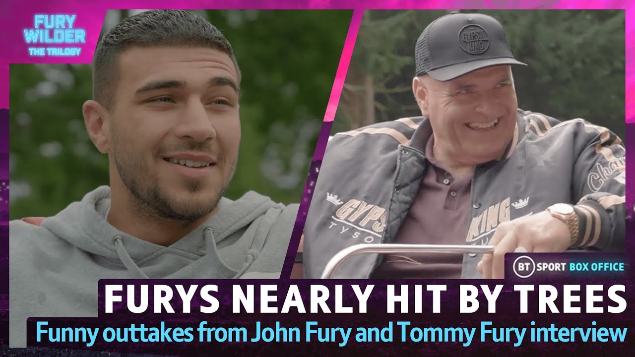 Tommy and John Fury nearly have their head's taken off by low-handing branches! | Fury Road Outtakes