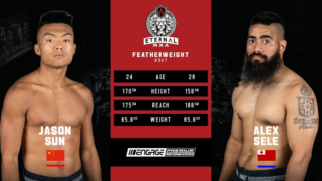 ETERNAL MMA 50 - JASON SUN VS ALEX SELE - MMA FIGHT VIDEO background