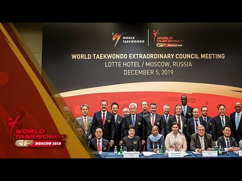 WT Extraordinary Council Meeting on Dec 5, 2019 / Moscow, Russia background