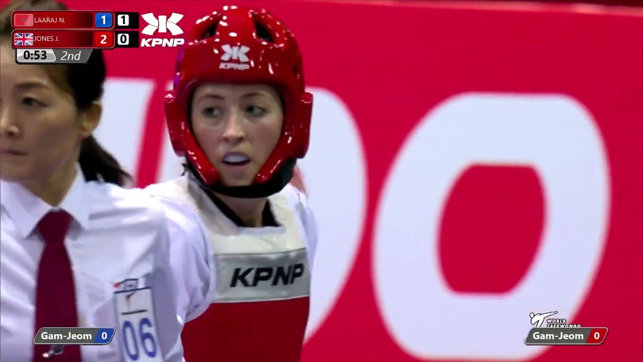 225 Quarter Final Women 57kg MAR LAARAJ Nada GBR JONES Jade