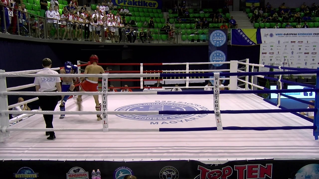 Stanislaw Brzozowski v Astemir Mataev WAKO European Championships 2019 background