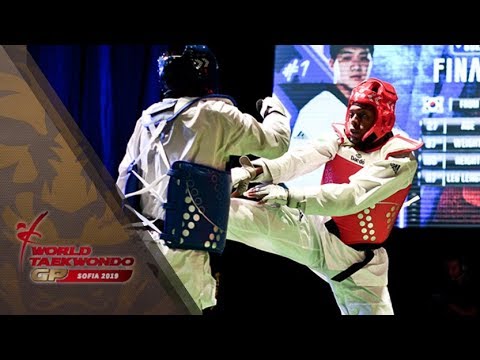 SOFIA 2019 WTGP_M+80kg Final: IN Kyo-don(KOR) vs SIQUEIRA Maicon(BRA) background