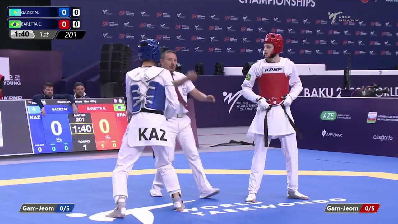 201 R64 Men 63kg KAZ GAZEZ N BRA BARETTA E background