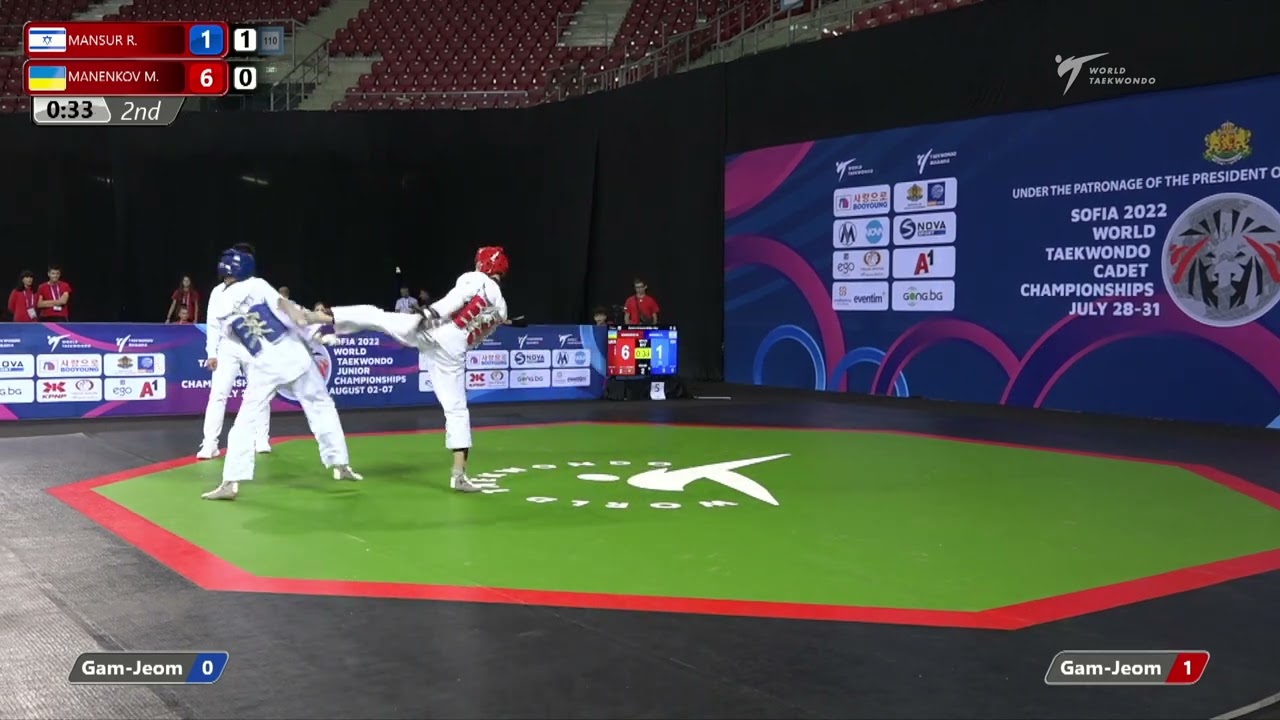 517 R16 Men 45kg ISR MANSUR R UKR MANENKOV M background