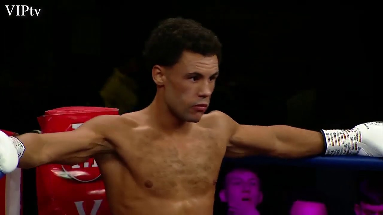 Joe Eko v Andy Harris at Victoria Warehouse on 4.5.2019 background