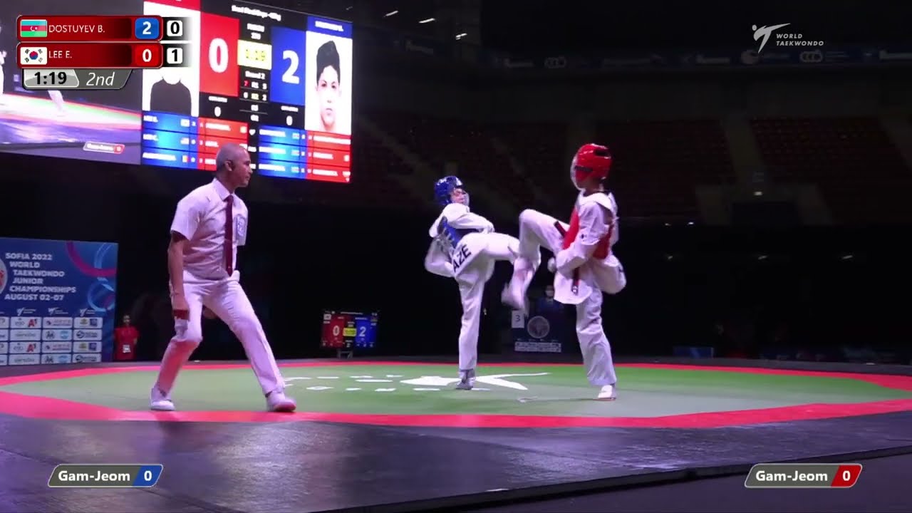 330 SF Boys 49kg AZE DOSTUYEV B KOR LEE E background