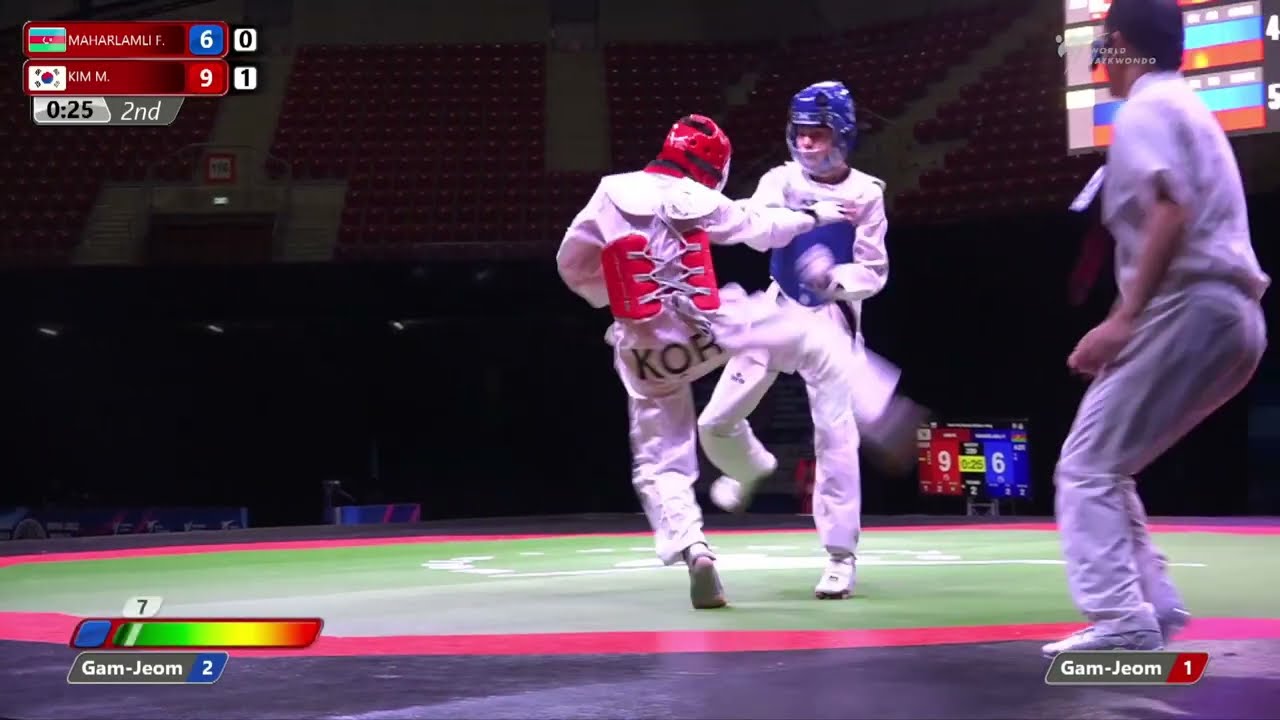 339 SF Boys 45kg AZE MAHARLAMLI F KOR KIM M background