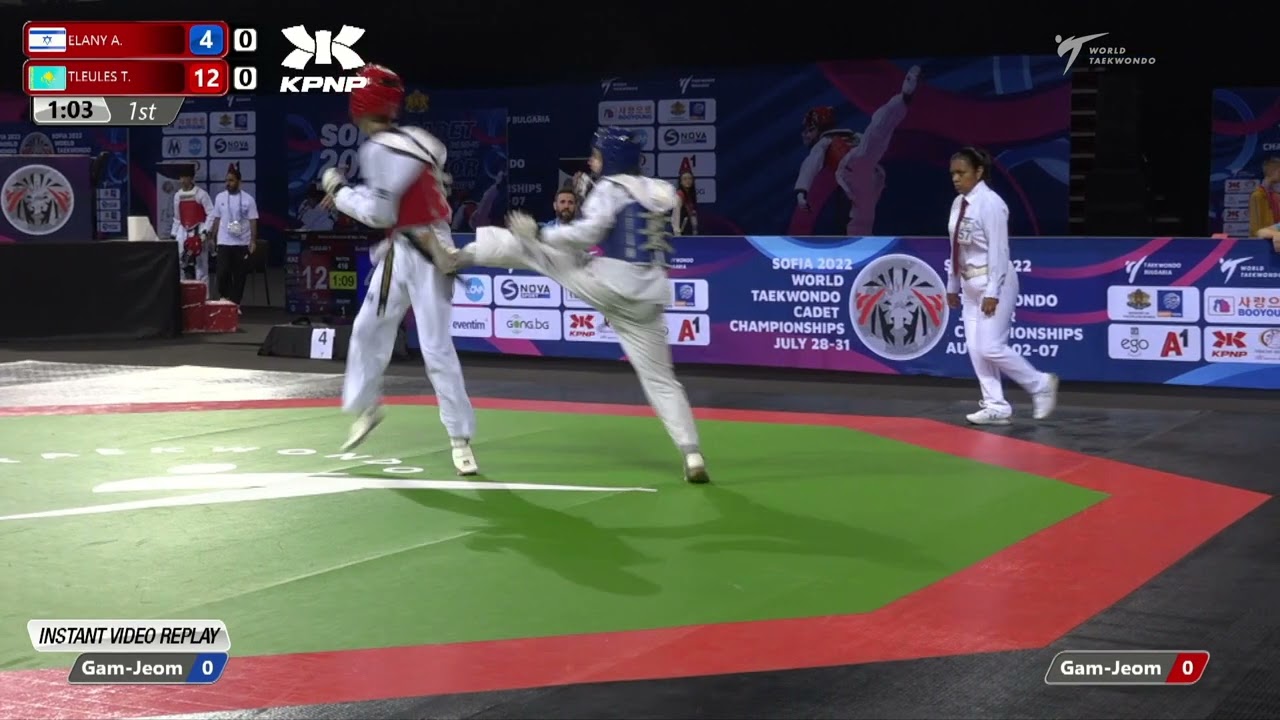 416 Round of 32 Men 51kg ISR ELANY Agam KAZ TLEULES Tamirlan