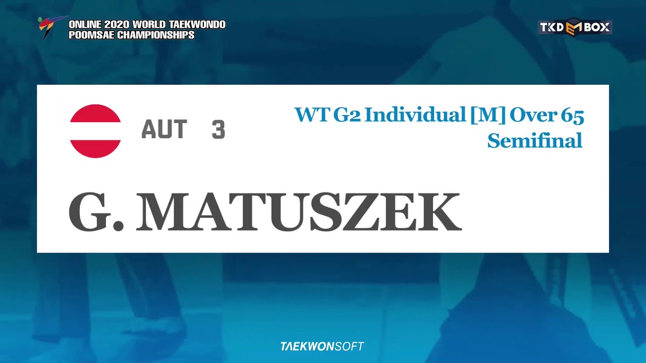 Individual M Over 65 Semifinal
