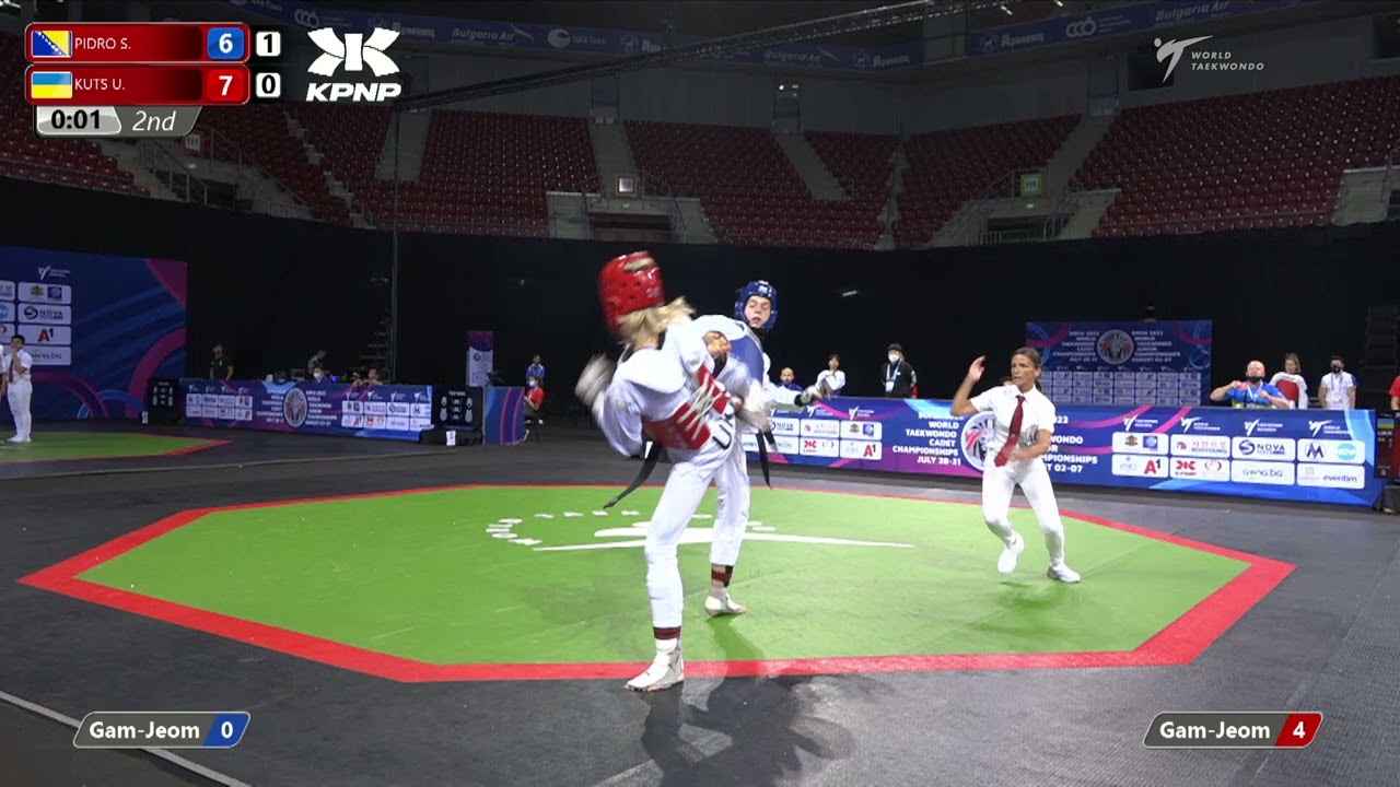 222 R16 Women 63kg BIH PIDRO S UKR KUTS U background