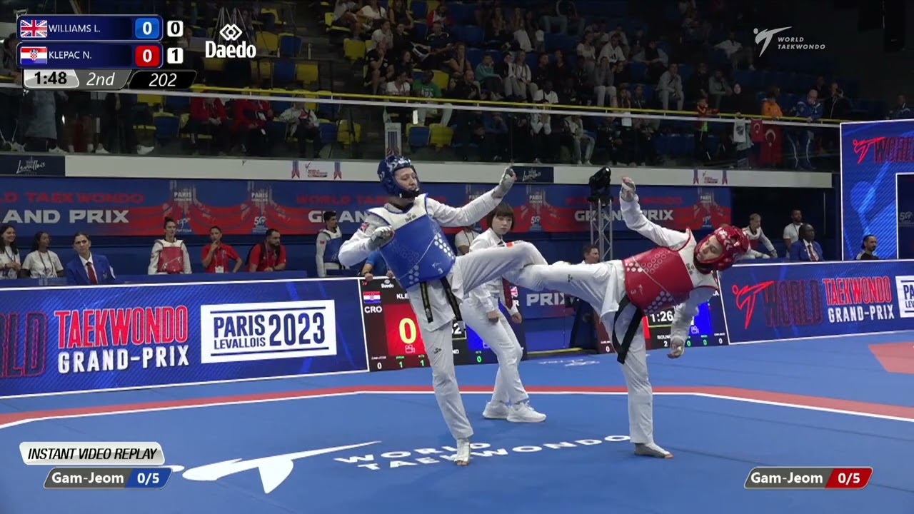 202 Round of 32 WOMEN W 67KG GBR WILLIAMS L CRO KLEPAC N
