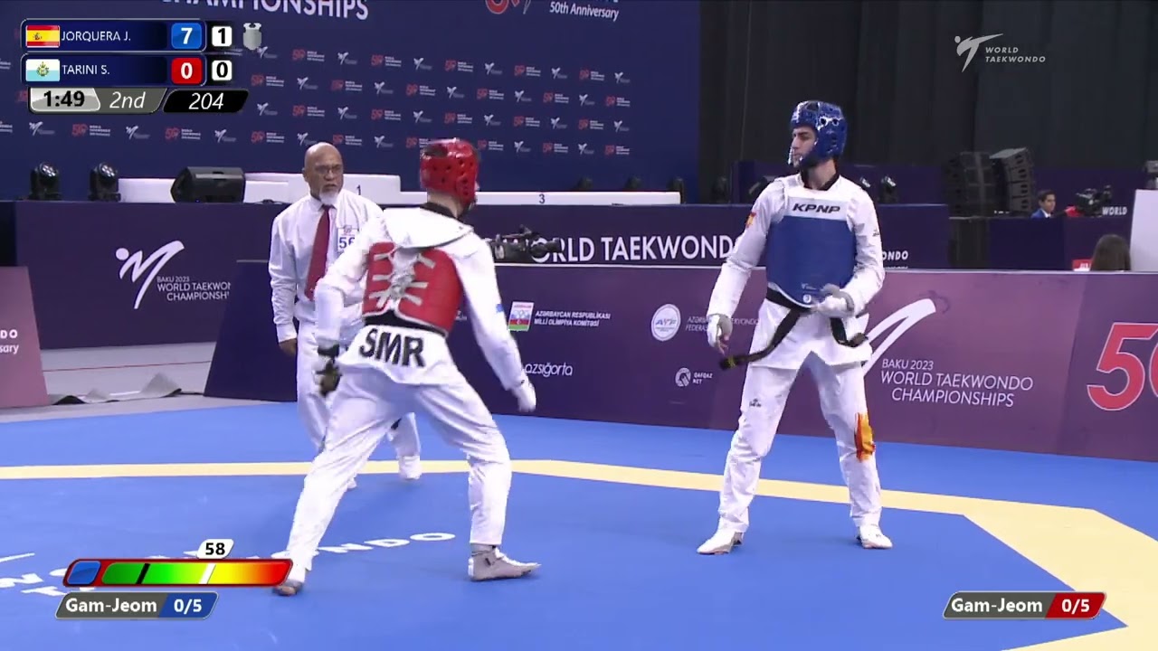 204 R64 Men 63kg ESP JORQUERA J SMR TARINI S