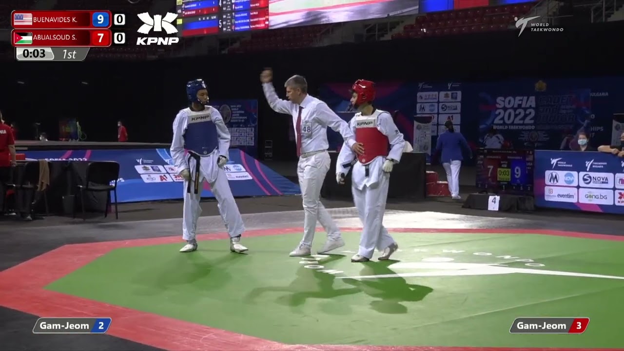 406 R64 Men 59kg USA BUENAVIDES K JOR ABUALSOUD S
