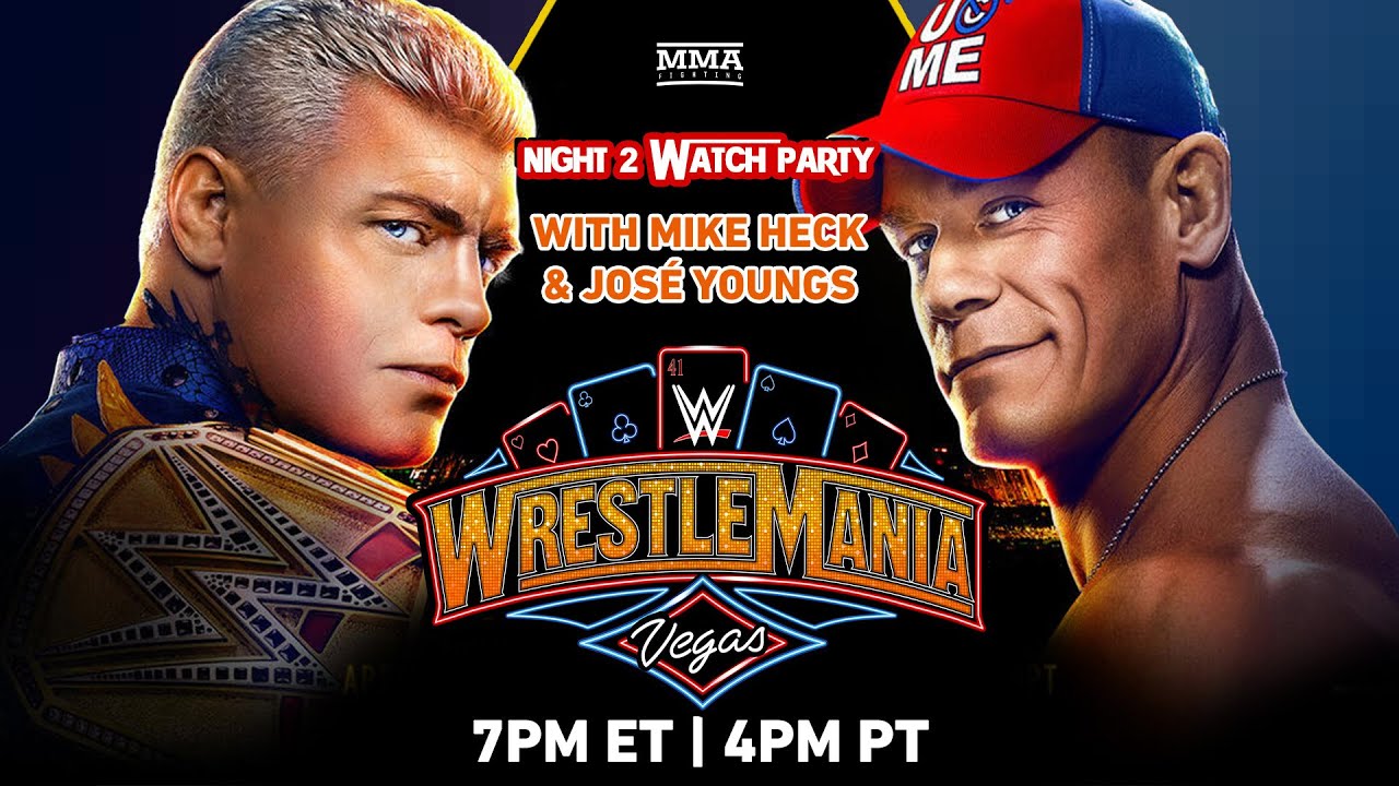 WrestleMania 41 Results | John Cena Beats Cody Rhodes | Night 2 Watch Party Replay