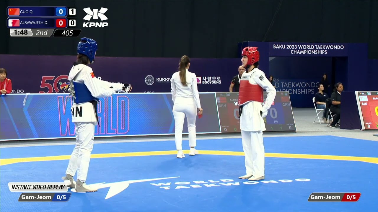 405 R64 Women 49kg CHN GUO Q BRN ALRAWAJFEH D