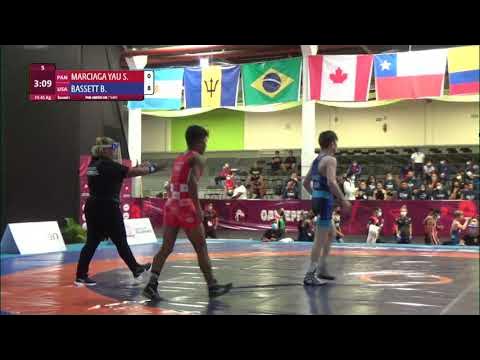 Round 1 FS - 45 kg: S. MARCIAGA YAU (PAN) v. B. BASSETT (USA)