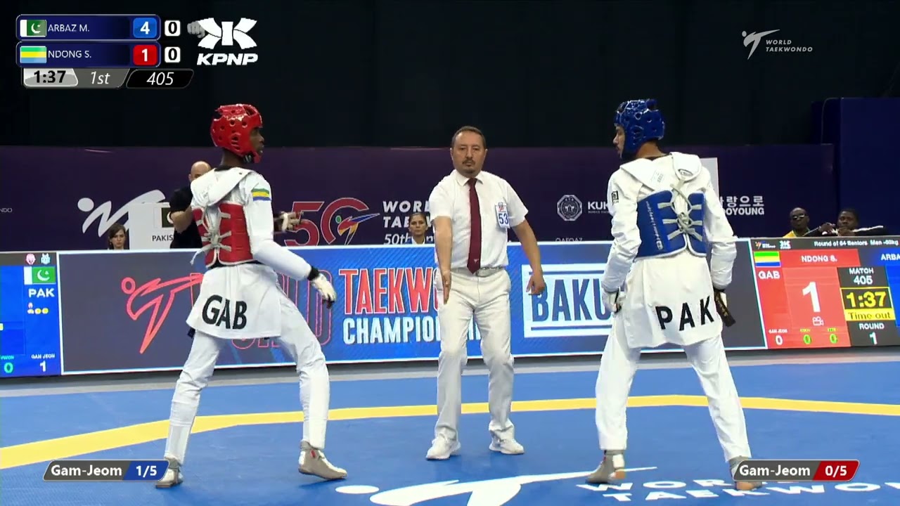 405 R64 Men 63kg PAK ARBAZ M GAB NDONG S background