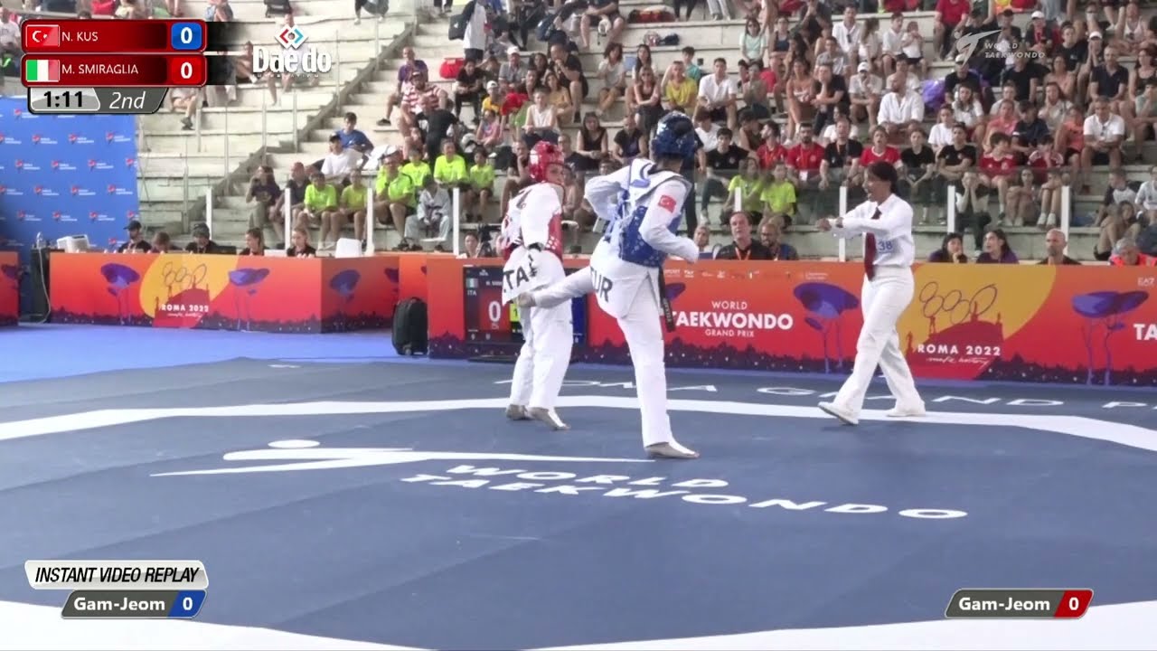 118 W+67kg R-16 KUS Nafia TUR 🔵 vs 🔴 SMIRAGLIA Maristella ITA I Rome 2022 World Taekwondo GP
