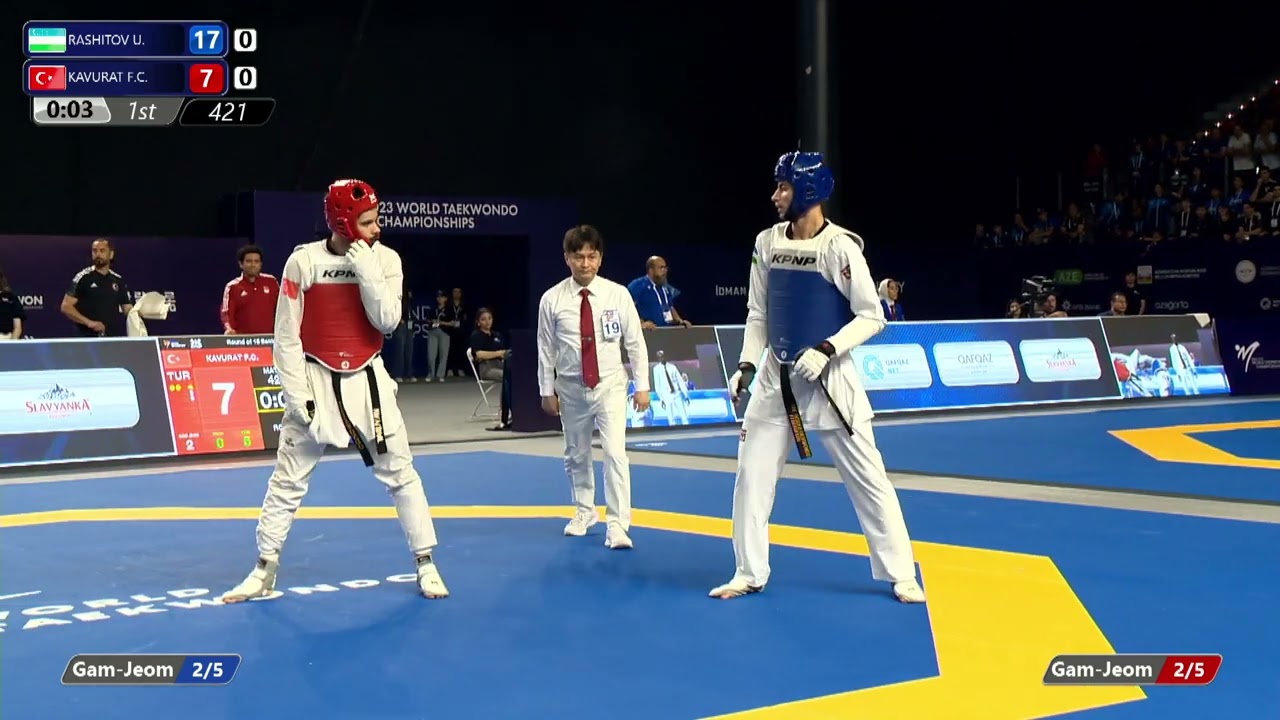 421 R16 Men 68kg UZB RASHITOV U TUR KAVURAT F C