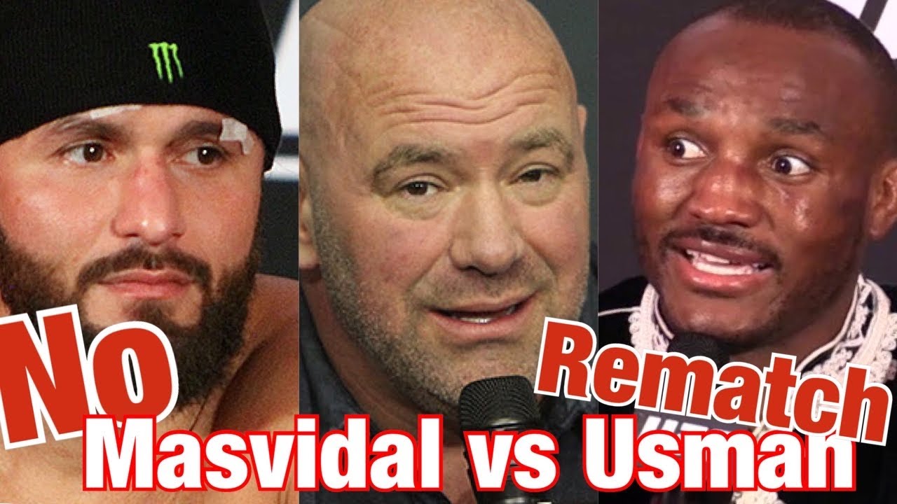 Dana White: Shuts Down Jorge Masvidal Immediate Rematch w/ Kamaru Usman background