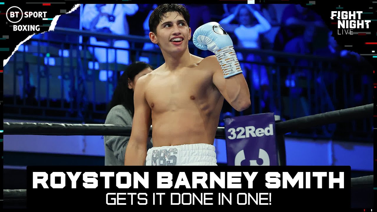 Sugar Boy Roy gets it done in one! | Royston Barney Smith v Paul Holt | Full Fight | BT Sport Boxing
