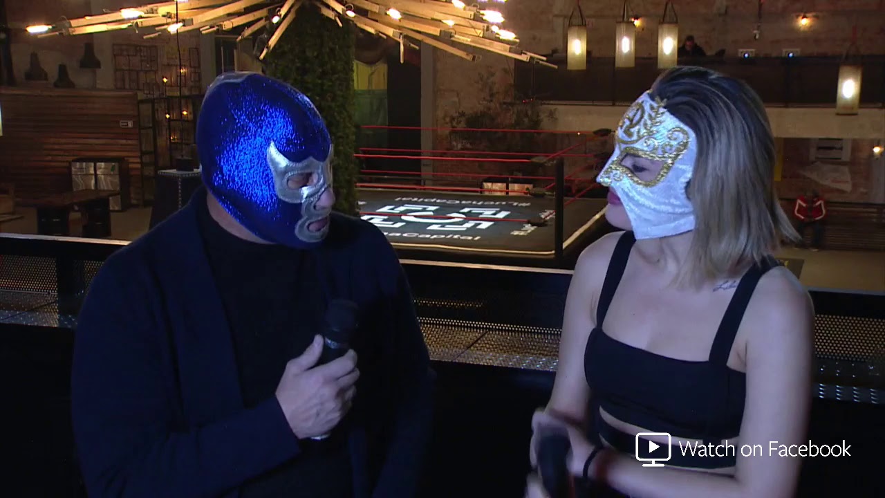 Previo de Lucha Capital con BLUE DEMON JR. background