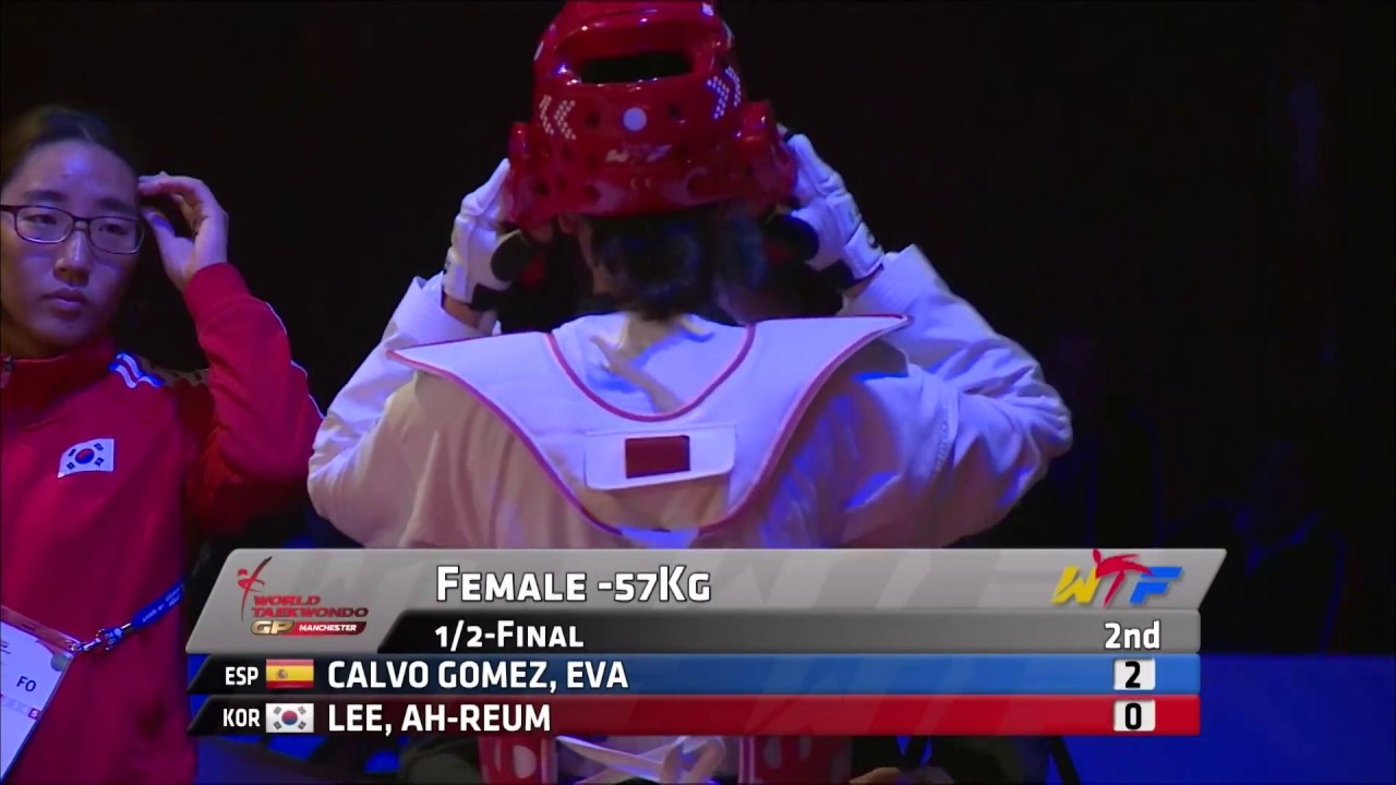2014 Manchester WT GP SF W-57kg E C GOMEZ ESP VS A R LEE KOR background