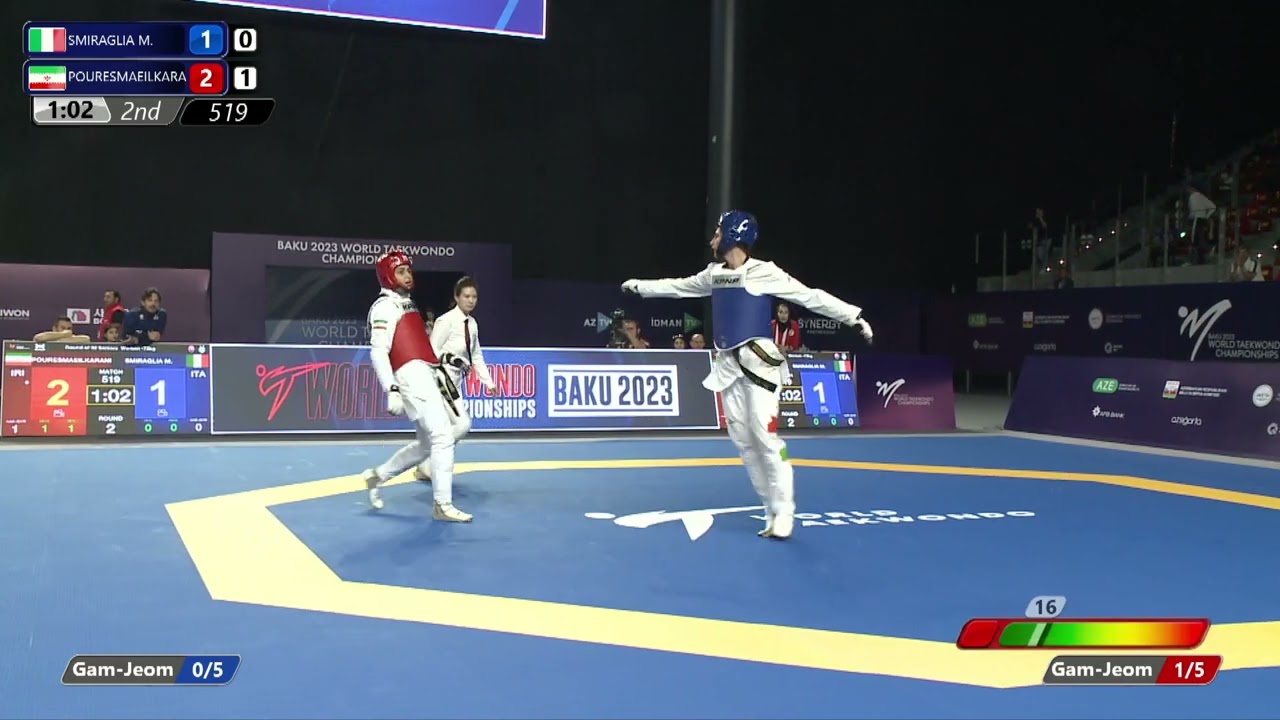 519 R32 Women 73kg ITA SMIRAGLIA M IRI POURESMAEILKARANI