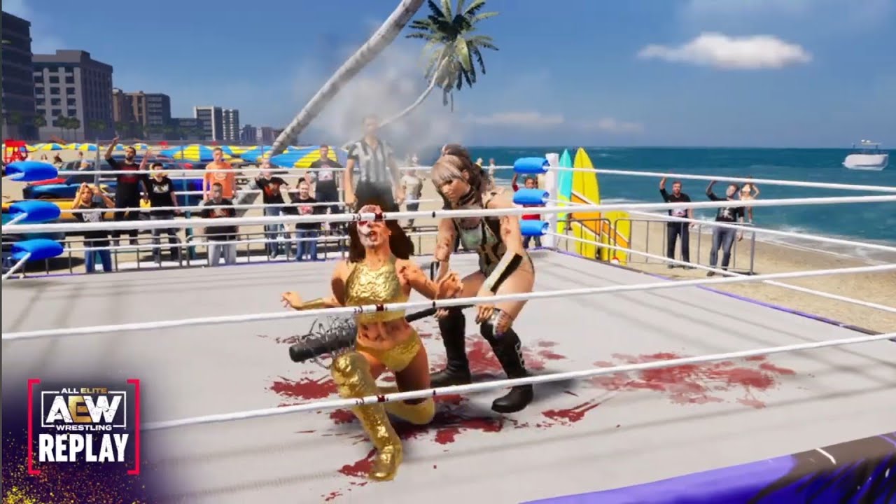 Jamie Hayter vs Thunder Rosa. AEW: Fight Forever