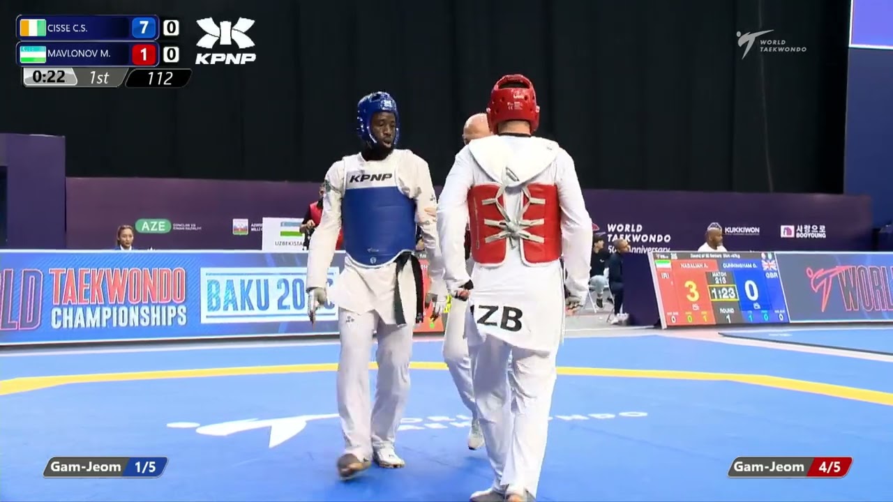 112 R32 Men +87kg CIV CISSE C S UZB MAVLONOV M background