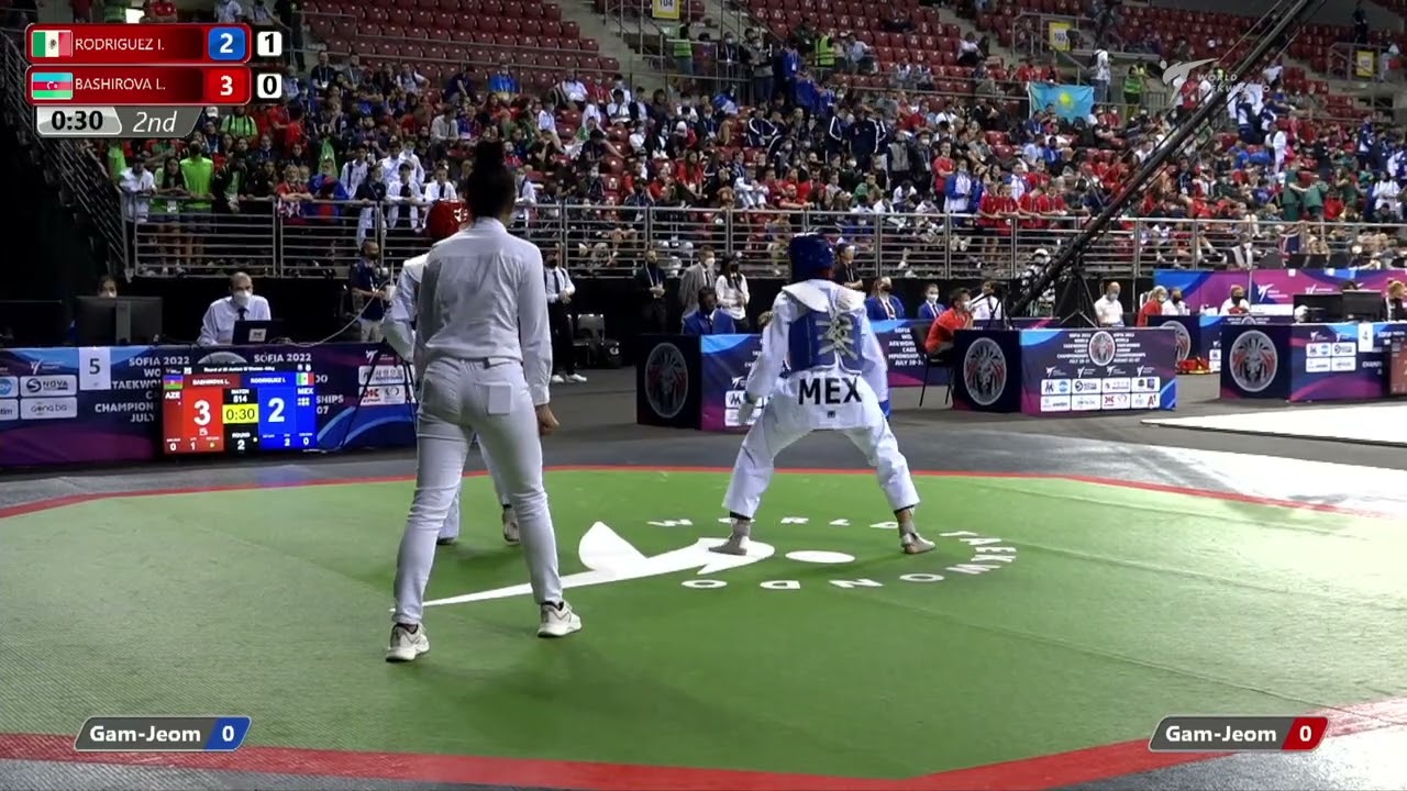 514 R32 Women 52kg MEX RODRIGUEZ I AZE BASHIROVA L background
