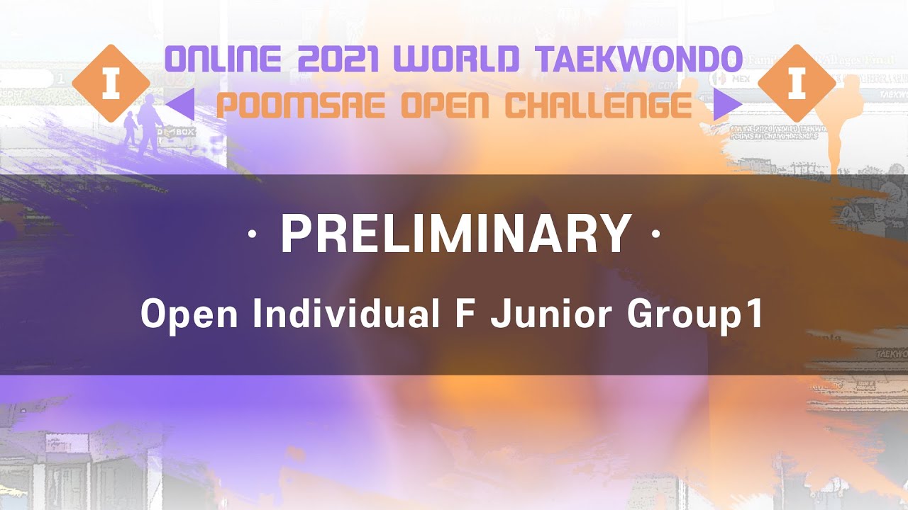Open Individual F Junior Group1 Preliminary