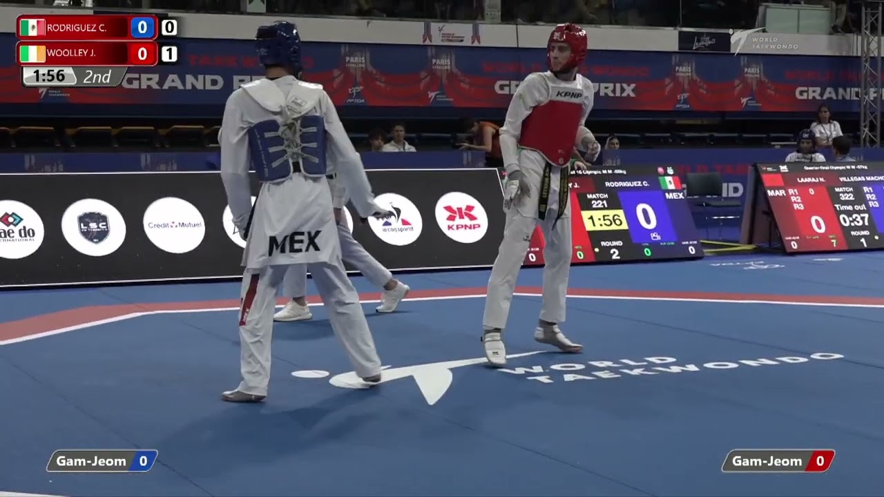 221 R16 M 58kg MEX RODRIGUEZ C IRL WOOLLEY J